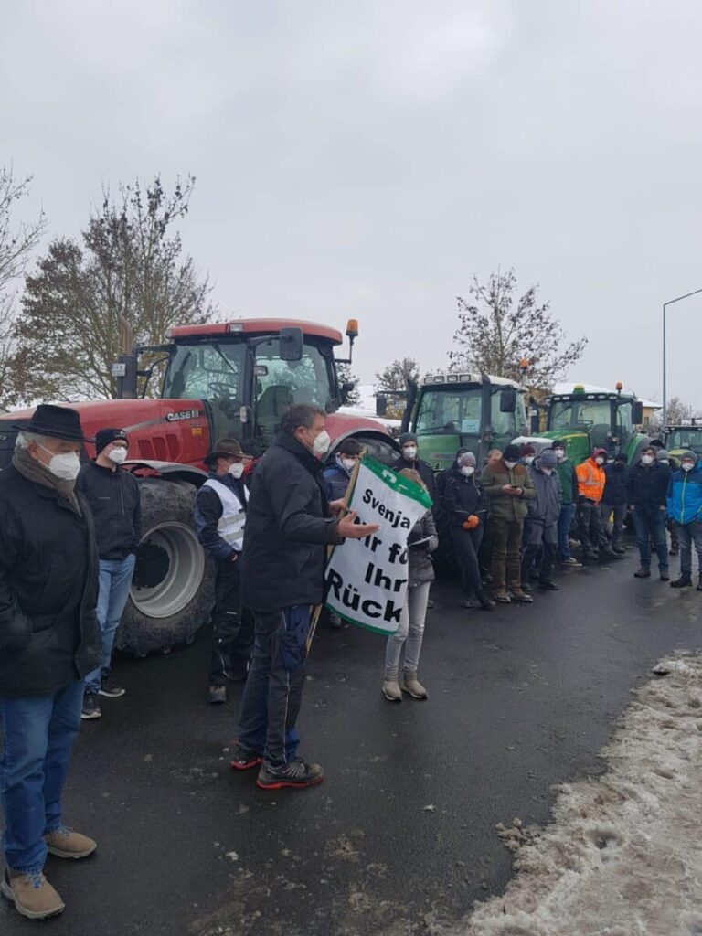 Gemeinsamer Aktionstag der landwirtschaftlichen Verbände am 9. Februar 2021 in Ochsenfurt 25 Ochsenfurt 09.02 11 1 25