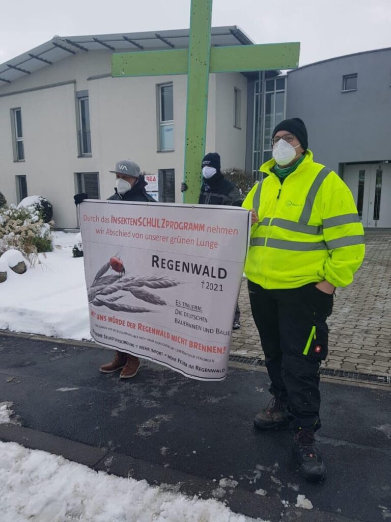 Gemeinsamer Aktionstag der landwirtschaftlichen Verbände am 9. Februar 2021 in Ochsenfurt 26 Ochsenfurt 09.02 12 1 26