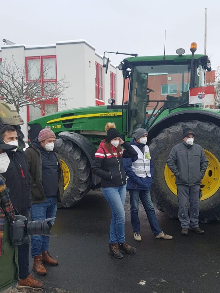 Gemeinsamer Aktionstag der landwirtschaftlichen Verbände am 9. Februar 2021 in Ochsenfurt 17 Ochsenfurt 09.02 2 1 17