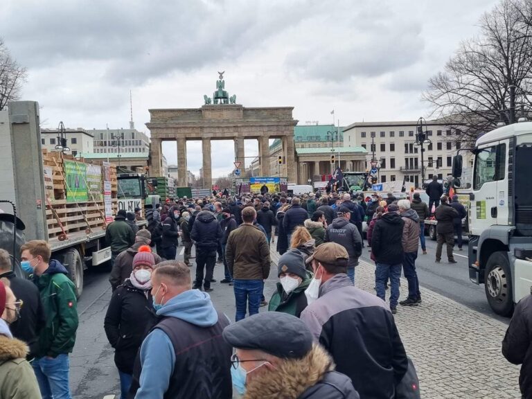 Bauerndemo in Berlin 23.03.2021