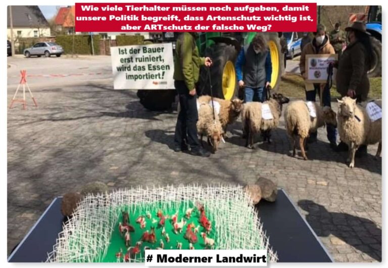 Leserbrief – Wie viele Tierhalter müssen noch aufgeben, damit unsere Politik begreift, dass Artenschutz wichtig ist, aber ARTschutz der falsche Weg?