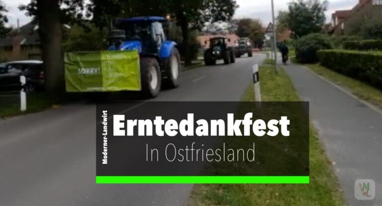 Demo bei Erntedankfest in Ostfriesland