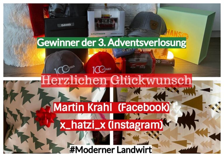 Gewinner der 3. Adventsverlosung