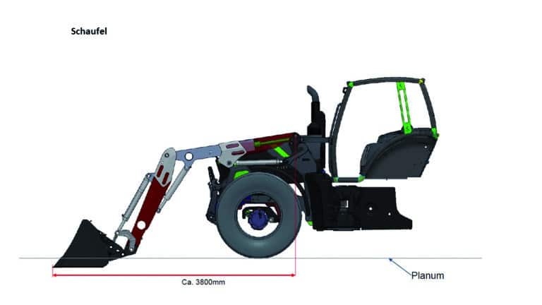 Teleskopierbarer Frontlader von Stoll auf der Agritechnica 2023 mit Silbermedaille ausgezeichnet