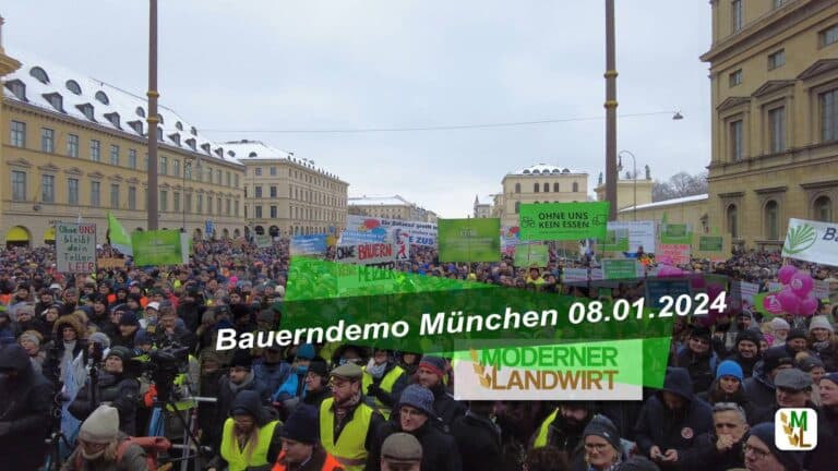 Bauerndemo in München 08.01.2024 – Grünen-Politiker wurde ausgebuht