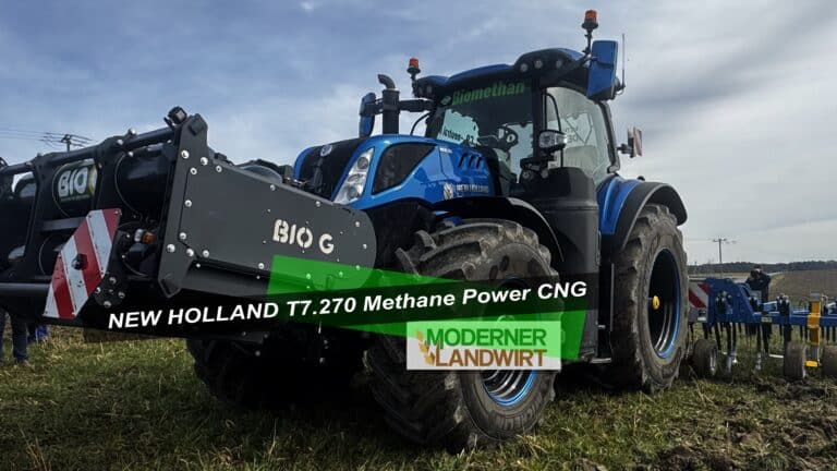 New Holland T7.270 Methane Power – Nachhaltige Leistung in der 270-PS-Klasse