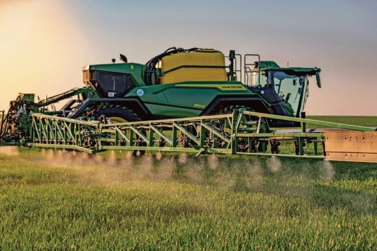Einführung der neuen selbstfahrenden Feldspritze 500R von John Deere