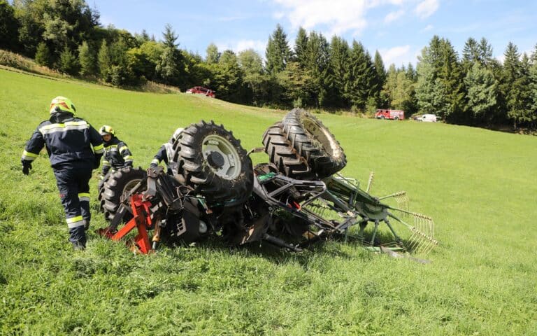 Tödlicher Unfall mit Traktor in Kleinlobming