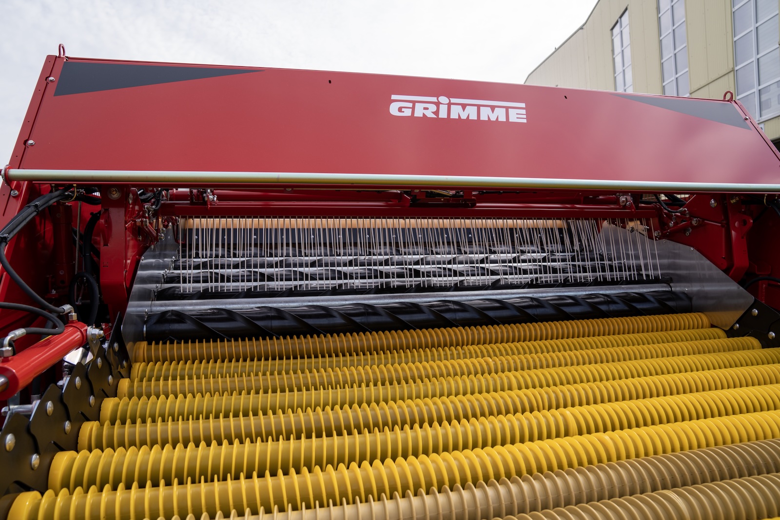 GRIMME MultiSep für RH 24-Schüttbunker: Mehr Abreinigung bei nassen Bedingungen 4 RH 24 60 MultiSep Detail ©GRIMME 4