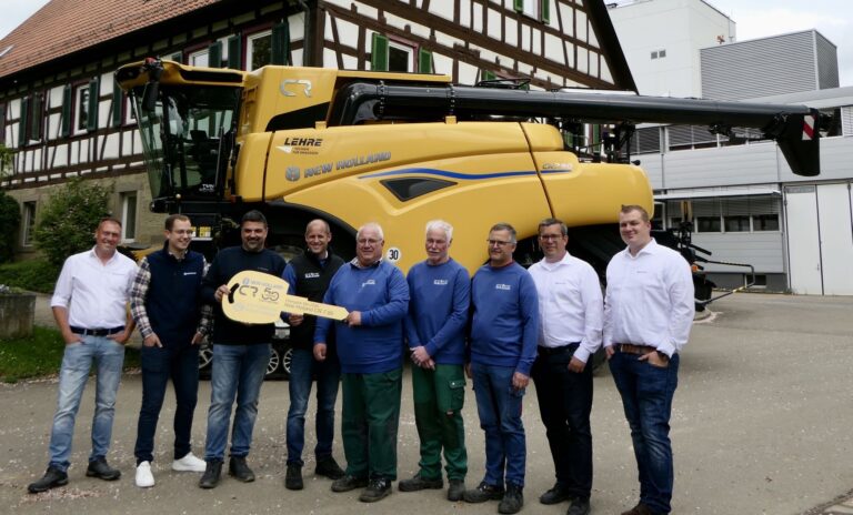 New Holland CR 7.90 an der Universität Hohenheim